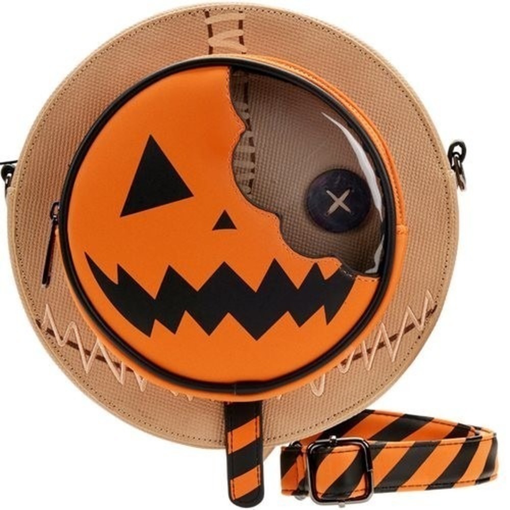 Loungefly Trick 'r Treat Sam Lollipop Crossbody Bag New W/Tags Halloween Pumpkin